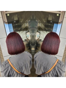 ミラシィ 稲毛(Mirashy) 《愛されカラー》ブラウンレッドレッドカラー！