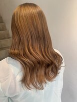 バズ(BUZZ) ブリーチなしカラー×ミルクティーベージュ*BUZZ岡本