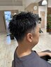 メンズパーマ＋カット＋2ステップトリートメント