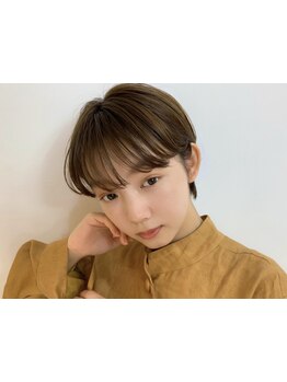 小顔見せShortは繊細なドライカットで持続◎ニュアンスパーマ/ハンサムショートも人気[下北沢]