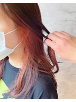 シエルブルー(ciel bleu)&nbsp;イヤリングカラー　ピンクオレンジ