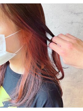 シエルブルー(ciel bleu) イヤリングカラー ピンクオレンジ