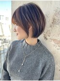 みねスタイル♪ 似合わせ ショート ボブ 30代 40代 小顔 新宿