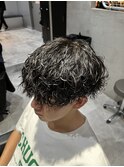 波巻きパーマ