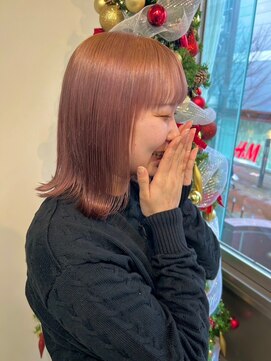 ラヴィズム(LUVISM) ダブルカラーブリーチインナーカラー顔周りレイヤー