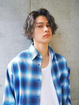 トゥイン 八王子(TWIN)&nbsp;メンズミディアム　色気パーマ　ハイライト