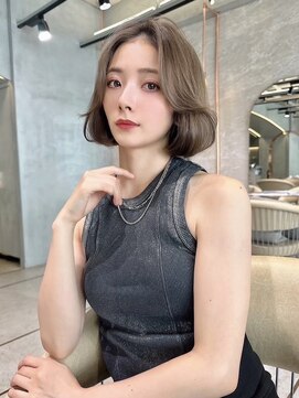 ロンド ジュルード 名古屋(Lond jeloud) ショート ボブ インナーカラー 韓国風5219