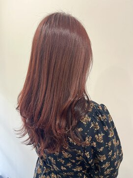 ピース ヘアーワーク(PEACE HAIR WORK) チェリーレッドカラー
