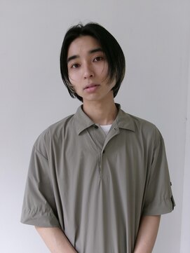 ヒントステーション フォーメンズ(HINTSTATION for Men's) 〈浅草 半個室〉 メンズボブ/ハイトーンカラー