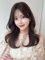 アフロート エル 大阪(AFLOAT L)&nbsp;【小顔見せワンホンヘア×ココアブラウン】でトレンド感たっぷり