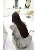 「酸性縮毛矯正」　「髪質改善ストレート」