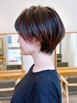 セイドット オモテサンドウ(Say. omotesando) Say.ひし形ショートくびれショートレイヤーアッシュブラック青山