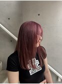 ブリーチ/ピンクラベンダー/顔周りレイヤー/新小岩