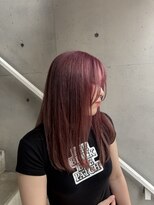 美容室カードル 新小岩店(Cadre)&nbsp;ブリーチ/ピンクラベンダー/顔周りレイヤー/新小岩