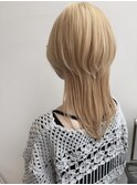 クラゲヘアー/ウルフカット/ハイトーン/髪質改善
