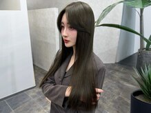 ドロシー 郡山桑野店(Dorothy)の雰囲気(ブリーチなしでオリーブ【郡山美容室/髪質改善/縮毛矯正】)