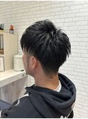 ツーブロックショート