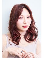 ユニックス アリオ上尾店(UNIX)&nbsp;大人かわいいコテ巻きスタイル×ピンクベージュ☆20代30代40代