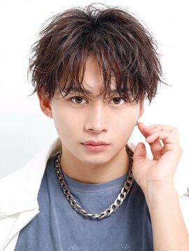 【ミックスパーマ】微分け 刈り上げ コンマバング