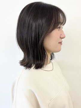 モリオフロムロンドン 松戸店(Morio from London) 【morio松戸 石山】大人可愛いくびれ外ハネミディアム20代30代