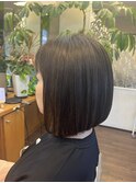 内巻きボブ