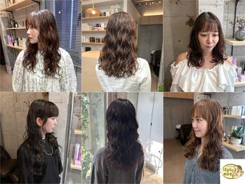 ほきもと美容室の写真/まるでアイロンで巻いたような、ゆるめでフンワリとしたデザインは『デジタルパーマ』がオススメ◎