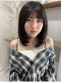 黒髪/クラゲヘアー/オリーブグレー/小顔/ココアベージュ/鹿島田
