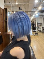 サンドレオ 新宿店(sand Leo)&nbsp;顔周りカット/縮毛矯正/ダークブラウン/コーラルピンク