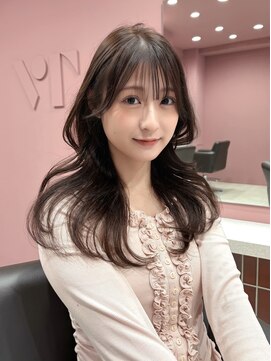 ボタン コロン 表参道 原宿(VOTAN COLON) ハイレイヤー/ミルクティー/顔まわりカット/ウォームベージュ