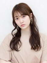 ラカトッカ 中目黒(LAKA TOCCA) ニュアンスパーマ巻髪セミロング