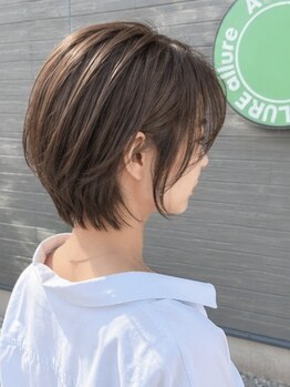 アリュール(ALLURE)の写真/大人の上品さを兼ね備えたショートStyleが人気☆高い技術力であなたに似合うショートをデザインします♪