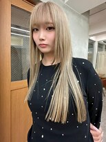 リアン(Lien)&nbsp;透明感ホワイトベージュ/ハイトーン/ロング