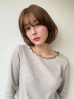 カバーヘア ブリス 志木南口駅前店(COVER HAIR bliss)&nbsp;レイヤーボブ/大人可愛い夏カラーニュアンスパーマ20代30代p志木