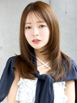 レノラ 髪質改善カラー 本町(LENORA) ハッシュカットくびれヘアミディアムレイヤー小顔ウルフ