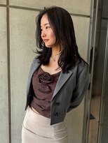 エトレ(etore)&nbsp;顔まわりカット/ダークブラウン/ロングレイヤー