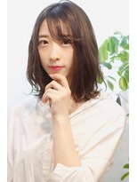 オースト ヘアー ステラ 新宿店(Aust hair Stella)&nbsp;シフォンセミディ×ミルキーグレージュ