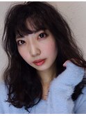 無造作ふんわりセミロング