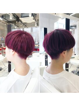 レンジシ オモテサンドウ(RENJISHI omotesando) ローズピンクのモードマッシュ!!<本橋寛道>