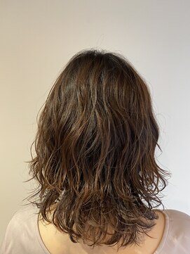 リアン ヘアー(Lien hair) ミディアムマッシュウルフパーマ