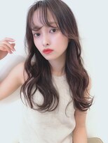 大人可愛いデジタルパーマ☆こなれシースルーバング　高柳