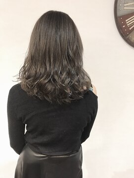 ブルー(BLUE) 【Blue】#透明感ダークグレージュ