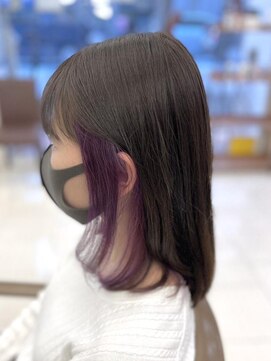 グランシュ 青葉台店(GranCieux) パープルインナーカラー☆