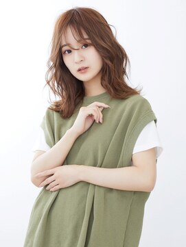 ヘアーサロンソシエ 本厚木店 くびれミディアム/外ハネミディ