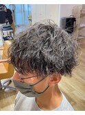 メンズカットパーマ