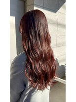 カミビト マヴィー(kamibito mavie)&nbsp;大人可愛い髪質改善カラーラベンダーベージュ毛先パーマ透明感