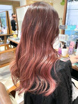 バブ バイネオリーブ(Bab by neolive) チェリーピンク☆ロンググラデーション