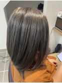 白髪ぼかしハイライト♪