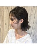 切りっぱなしボブ