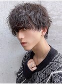 刈り上げない王道マッシュ×波巻きパーマがおしゃれで旬!