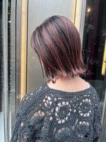 プライズ 錦糸町北口店(prize)&nbsp;バレイヤージュ/秋カラー/切りっぱなしボブ/外はね【錦糸町】